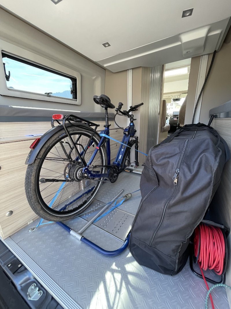 e-Bike Transport mit veloboy im Campervan